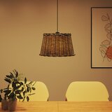  Sjenilo za stropnu svjetiljku smeđe Ø45x28 cm od pruća | shoptok.hr