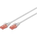 Digitus DK-1617-025 RJ45 omrežni kabel\, Patch kabel CAT 6 U/UTP 2.50 m siva 1 kos, (20519347) | Shoptok.si