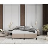 Maison de Rêve Bež oblazinjena zakonska postelja s prostorom za shranjevanje 160x200 cm Tate – | Shoptok.si