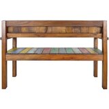 vidaXL Klop 115 cm trden predelan les | Shoptok.si