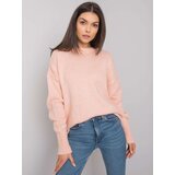 RUE PARIS Sweater-LC-SW-1002.05-light pink | Shoptok.si