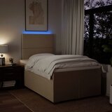  Krevet box spring s madracem krem 120 x 190 cm od tkanine | shoptok.hr