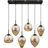 Globo Viseća LED svjetiljka Firefly (48 W, D x Š x V: 97 x 32 x 120 cm, Crna, Topla bijela) | shoptok.hr
