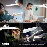 NEATFI XL LED zatemnilna namizna svetilka s sponko - 51 cm | Shoptok.si