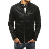 DStreet Kurtka męska skórzana czarna | Shoptok.si