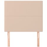  Uzglavlje Cappuccino 90x5x118/128 cm Imitacija kože | shoptok.hr