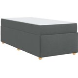 vidaXL Okvir kreveta s madracem Ostalo Tamno siva 90 x 190 cm tkanina | shoptok.hr