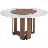 Angel Cerdá Jedilna miza okrogla porcelanski marmor, (21250552) | Shoptok.si