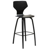 DAN-FORM Denmark Črn barski stol (višina sedeža 75 cm) S.I.T – Cene