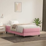 Box spring krevet s madracem ružičasti 80 x 220 cm baršunasti | shoptok.hr