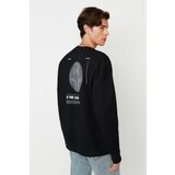Trendyol Sweatshirt - Black - Oversize Cene