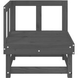 Kutna vrtna sofa siva od masivne borovine | shoptok.hr