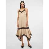 Orsay Light brown women's midi dress - Women's