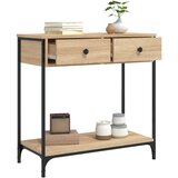  Konzolni stol boja hrasta 75 x 34,5 x 75 cm konstruirano drvo | shoptok.hr