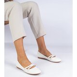 D/CEO marka niezdefiniowana White women's ballerinas made of matte eco-leather Baronna | ePonuda.com