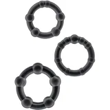 Hard - set prstena za penis (crni)