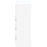  Komoda s LED svjetlima bijela 81x37x100 cm | shoptok.hr