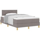 Krevet s opruga kutije Sivo-smeđa 120 x 200 cm tkanina | Eponuda.com