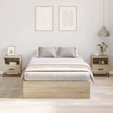  Krevet okvir za pohranu Sonoma hrast 120x200 cm | shoptok.hr