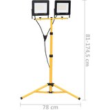  LED reflektor sa stativom 2 x 100 W hladni bijeli | shoptok.hr