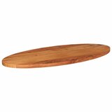 Stolna ploča 90x40x2,5 cm ovalna od masivnog drva bagrema | shoptok.hr