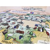 Kartografija Medved Lovro raziskuje Slovenijo - Puzzle Sestavljanka | Shoptok.si