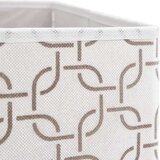  Sklopive kutije za pohranu 4 kom krem 32x32x32 cm od tkanine | shoptok.hr