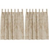  Baršunaste zavjese 2 kom. Krema 140 x 140 cm Baršun | shoptok.hr