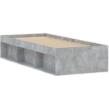  Posteljni okvir betonsko siv 75x190 cm | Shoptok.si