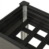  Povišena vrtna gredica siva 120 x 40 x 75 cm WPC | shoptok.hr