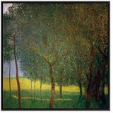  Slika - Gustav Klimt – Fruit trees on Attersee 40x40 U crnom drvenom okviru | shoptok.hr