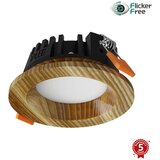  APLED - LED ugradna RONDO WOODLINE LED/3W/230V 4000K preč. 9 cm masivni jasen | Eponuda.com