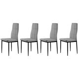 Modern Home Modernhome set od 4 stolice za dnevni boravak - sive | shoptok.hr