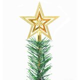  Umjetno osvijetljeno božićno drvce s kuglicama zeleno 64 cm | shoptok.hr