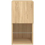 TV ormarići s LED svjetlima 2 kom boja hrasta 30 5x30x60 cm | shoptok.hr