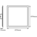 Osram LED RGBW prigušiva plafonsko svetlo SMART+ PLANON LED/28W/230V 45x45 cm Wi-Fi | Eponuda.com