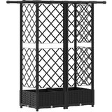  Povišeni krevet s mrežom i krovom Crna 124 x 40 x 123 cm PP | Eponuda.com