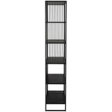 Actona Crna biblioteka u kamenom dekoru 85x185 cm Strington – | shoptok.hr