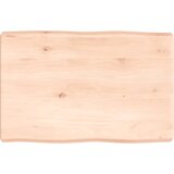vidaXL Stolna ploča 60x40x6 cm netretirana hrastovina sa živim rubom Cijene
