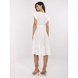 Italy Moda Dress-DHJ-SK-13583.18-ecru | Shoptok.si
