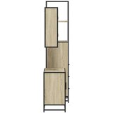vidaXL 3-dijelni set kupaonskog namještaja boja hrasta sonome drveni | shoptok.hr