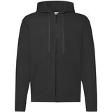 Fruit Of The Loom Black Zippered Hoodie Classic Cijene