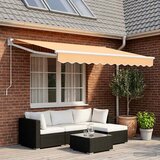  Povlačivi tende Pijesak 3,5 x 2,5 m 100% Poliester i Aluminij | shoptok.hr
