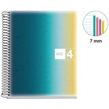  Kolegij blok Miquelrius A5 70g 120L spiralni crte Aurora Iceland MR4253 | shoptok.hr