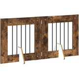  Vrata za pse z stojali 2 pcs Dimljen hrast 60 x 60 cm, (5000232728) | Shoptok.si