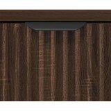 vidaXL Klubska miza Rjavi hrast 90 x 49 x 46 cm Konstruiran les | Shoptok.si