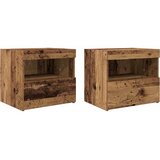  Noćni ormar 2 pcs Staro drvo 50 x 40 x 45 cm Konstruirano drvo | shoptok.hr