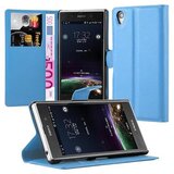 Cadorabo Ohišje, združljivo z Sony Xperia Z1 v nebesno modra - Zaščitni ovitek z magnetnim zapiranjem, stoječo funkcijo in režo za kartice, (20557727) | Shoptok.si