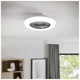 35144-LED stropni ventilator SAYULITA 3xLED/12,6W/230V, prečnik 55 cm, siva + daljinski upravljač