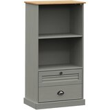  Regal za knjige VIGO sivi 60x35x114,5 cm od masivne borovine | shoptok.hr
